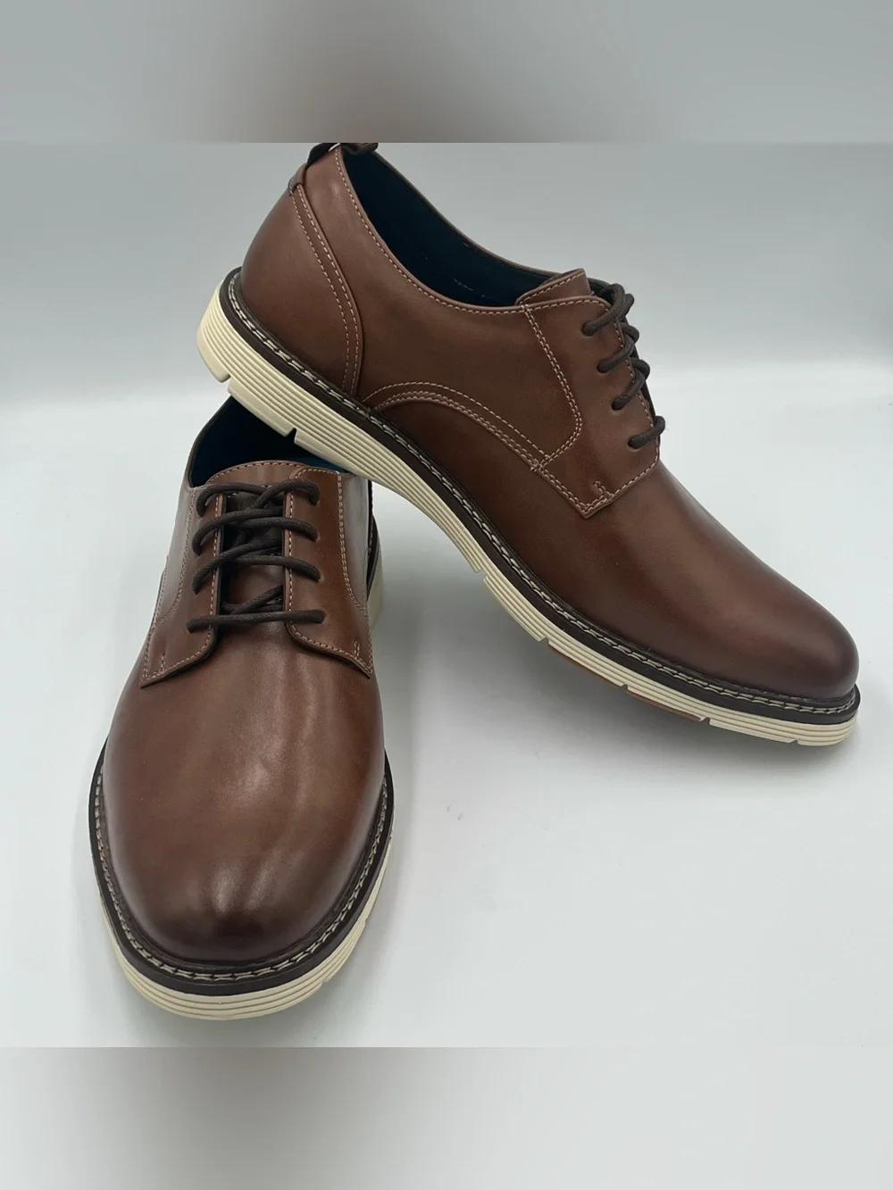 Dockers Easedale Oxford Lace-Up Shoes Men’s Size 11.5 Congnac